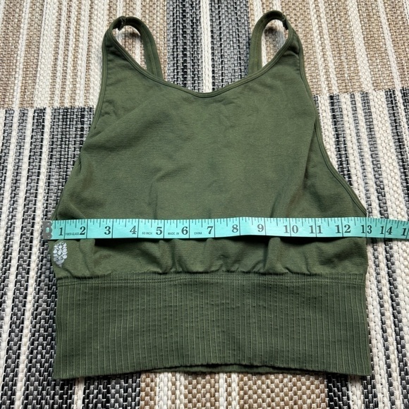 Free People Good Karma Crop High Neck Tank Size M/L Women - Picture 5 of 7